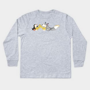 To Gooey Comfort! Kids Long Sleeve T-Shirt